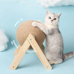 Load image into Gallery viewer, Natural Sisal Cat Scratch Ball | Kitten Sisal Rope Ball Board Grinding Paws

