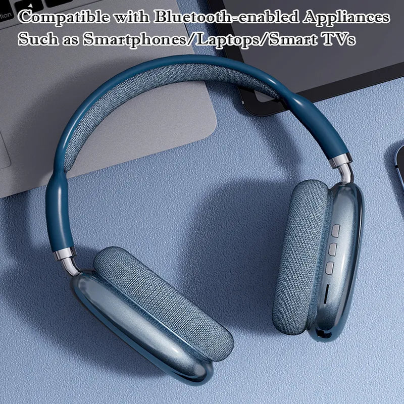 P9 Bluetooth Headset | Active Noise Cancelling Adjustable Headphones