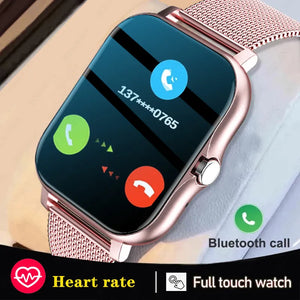Women Bluetooth Smartwatch | Call Watch Fitness Tracker Waterproof Sport