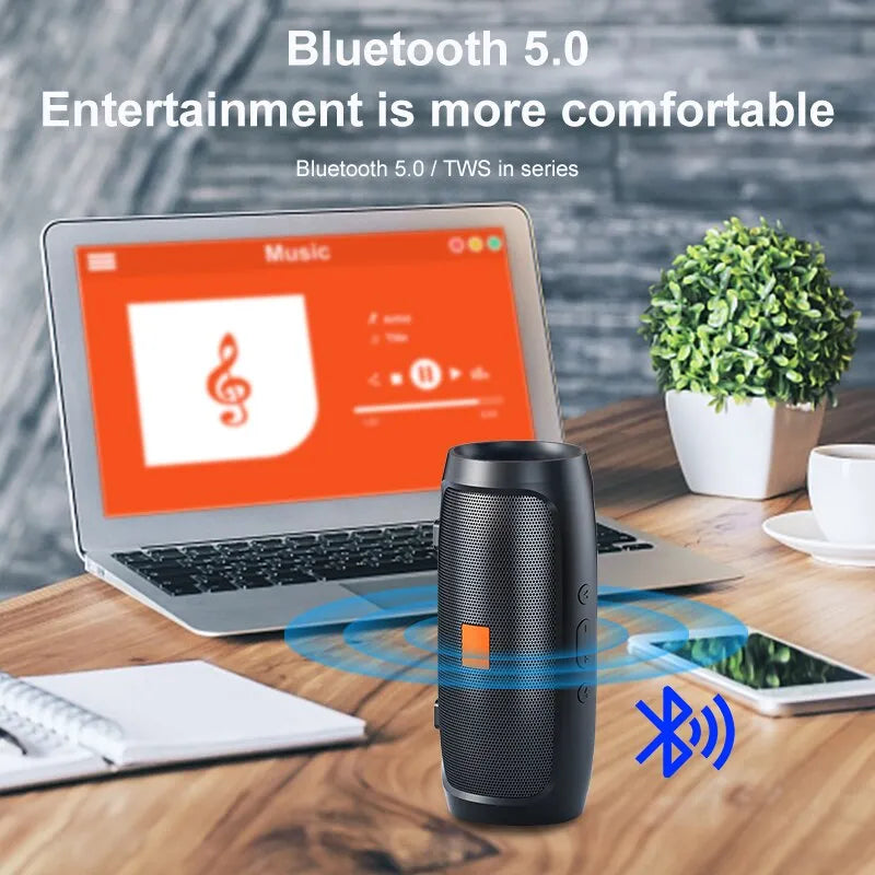 Bluetooth Dual Speaker Stereo | Outdoor Portable Wireless Speaker