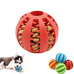 Load image into Gallery viewer, Dog Ball Toys for All Dogs | Interactive Puppy Chew Toy Tooth Cleaning Rubber Food Ball Toy
