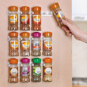 Clip Kitchen Spice Organizer | Spice Bottle Rack Kitchen Storage
