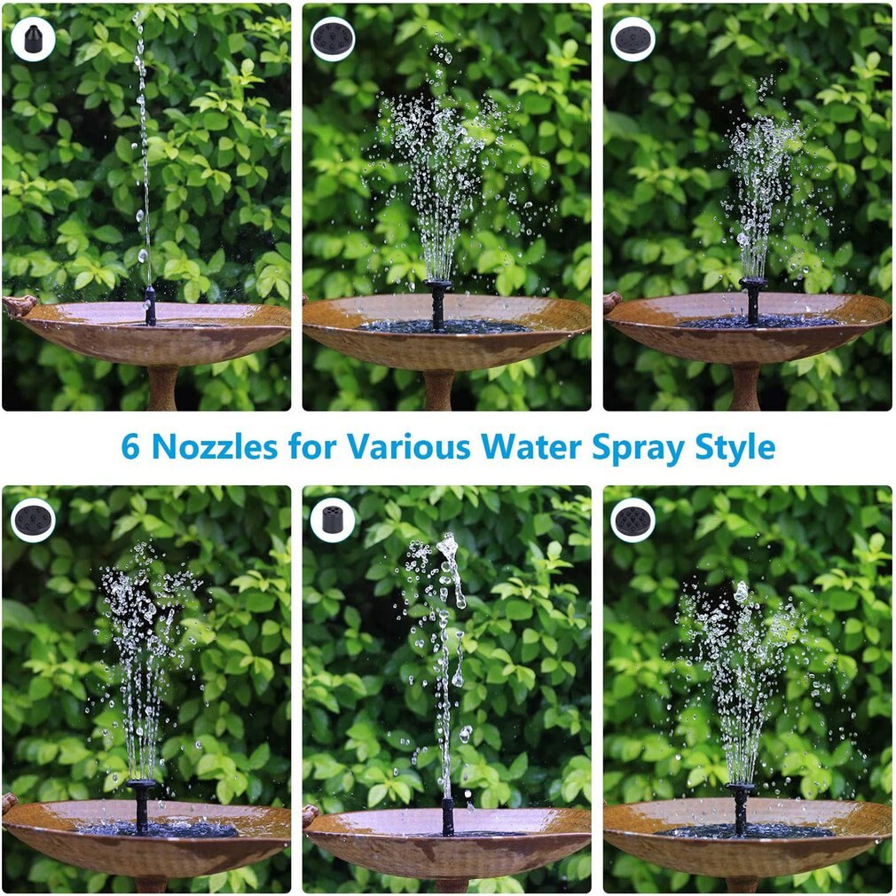Floating Solar Water Fountain | Garden Pool Pond Decoration
