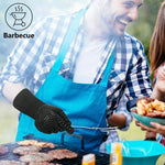 Load image into Gallery viewer, Oven Gloves | High Temperature 932°F Heat Resistant Silicone Gloves
