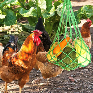 Chicken Vegetable String Bag | Poultry Fruit Holder Chicken Cabbage Feeder