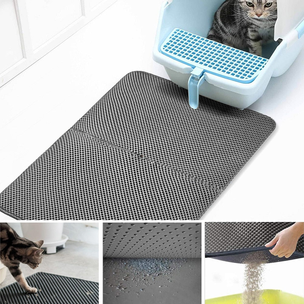 Cat Litter Waterproof Mat Double Layer