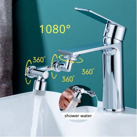 1080 Degree Faucet Multifunctional Rotatable Extension