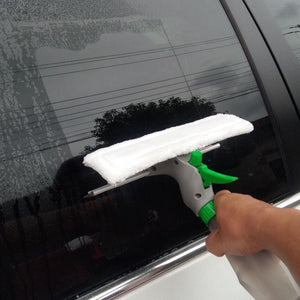 Car window cleaning